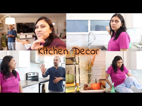 Kitchen deep cleaning & organizing / Tea Corner countertop Decor