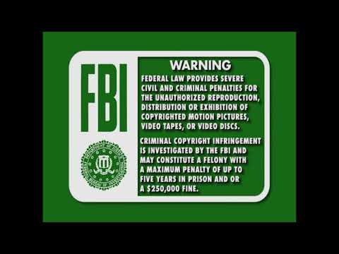 Walt Disney Home Video Warning Screen 1997 2000 Laserdisc Variant 