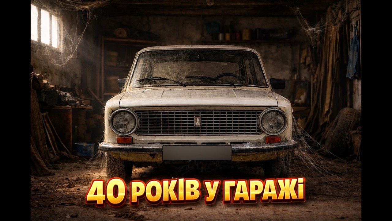 Її забули в гаражі. Знайшов капсулу часу. Від Москвича до Крузака