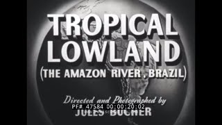 THE AMAZON RIVER AND AMAZON RIVER BASIN  MANAOS BRAZIL 1949 FILM 47584