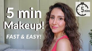 Fast and Easy 5 min makeup! ✨For beginners💛