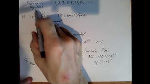 Discrete Structures: Recurrence Relations -- Recursive Definitions