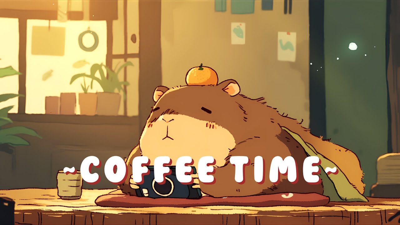 Capybara Lofi Zone - Study & Chill Music Mix ~ Peaceful Moments ~ 🦫 🎮 ☕
