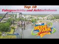 Meine TOP 10 Fahrgeschäfte und Achterbahnen @ Heide Park Soltau 2021