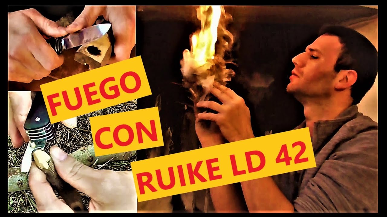 FUEGO POR FRICCIÓN CON LA RUIKE LD42-B