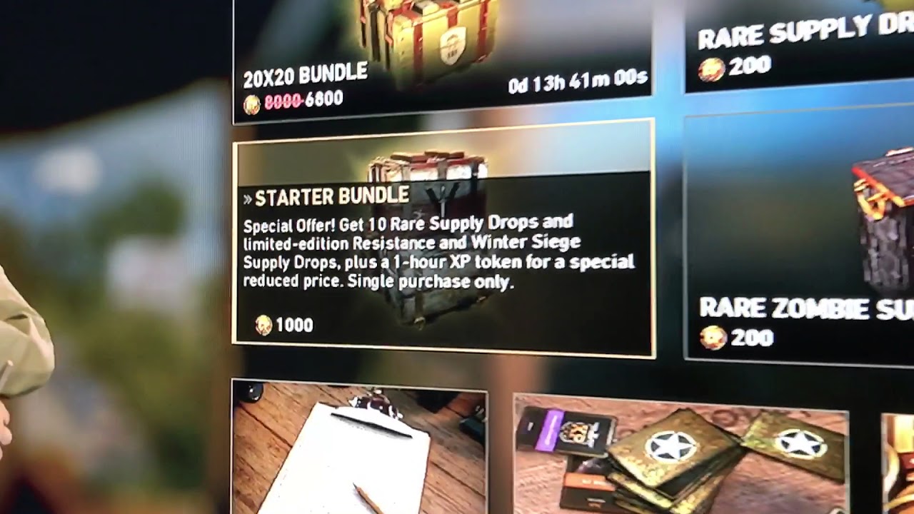COD WWII Starter Bundle Glitch