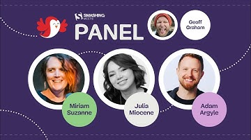 Paneldiscussie met GEOFF GRAHAM op Smashing Meets CSS - 1 april 2025