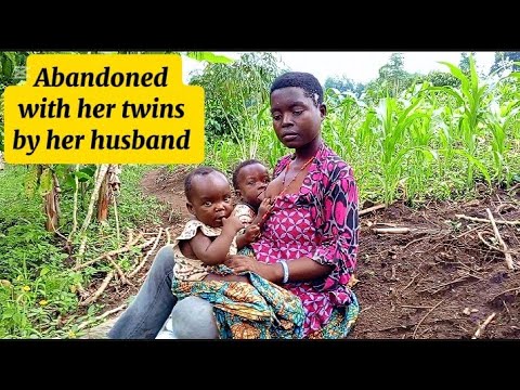 Typical African Village Mother Of Twins Abandoned By Her Husband African Village Life