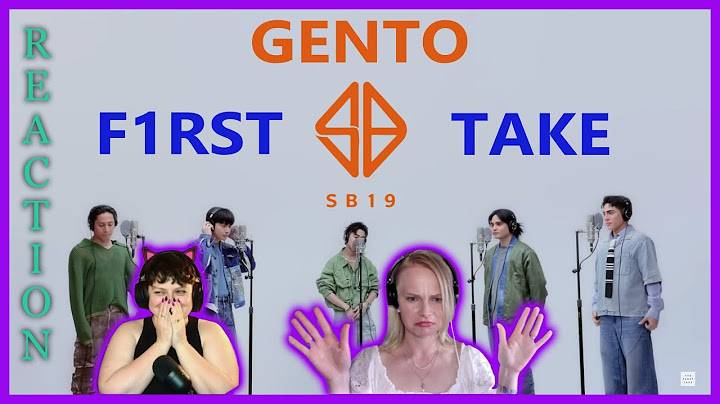 SB19 - GENTO / THE FIRST TAKE Reaction | Kpop BEAT Reacts