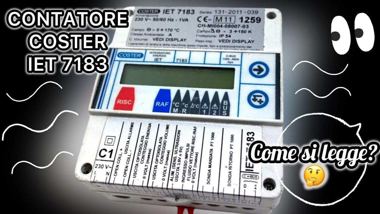 Come Leggere Un CONTATERMIE COSTER IET 7183 Contabilizzatore Di Consumi come-leggere-un-contatermie-coster-iet-7183-contabilizzatore-di-consumi
