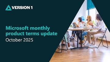 Microsoft Monthly product term updates October 2025