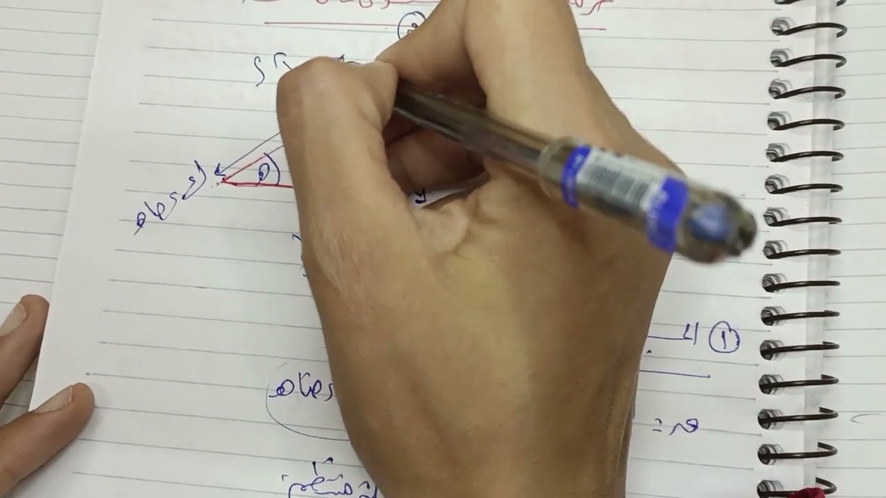 حركة جسم علي مستوي مائل أملس (الجزء الأول) ديناميكا الصف الثالث ترم ثاني