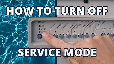 How to Take Your Pool Out of Service Mode