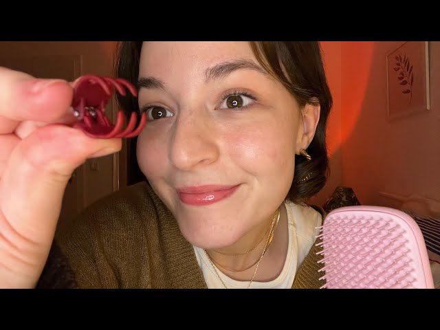 The new girl in your class plays with your beautiful hair 🥹🤍 | ASMR Roleplay & Personal Attention