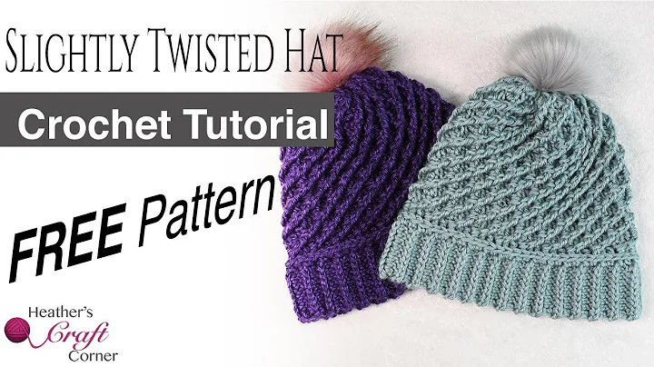 FREE Crochet Pattern: Slightly Twisted Beanie Hat ...