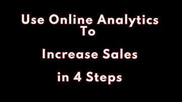 How To Use Online Analytics To Increase Sales #digitalmarketing #socialmedia #sales @business