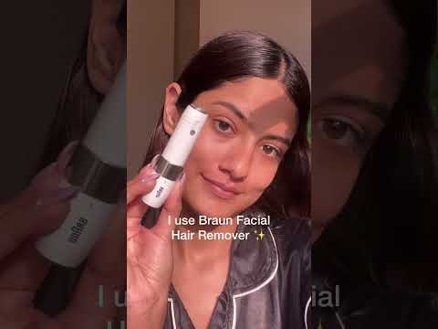 Pain free facial hair removal | Braun facial hair remover | partnership￼