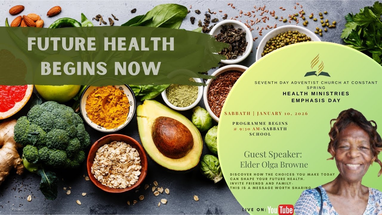 CONSTANT SPRING SDA ||Health Ministries Emphasis Day || Adventist Youth Service || Elder Olga Browne