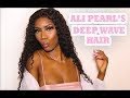 GET INTO THIS LUSCIOUS CURLY DEEP WAVE HAIR ! REVIEW😻ALI PEARL HAIR COMPANY | Aliexpress