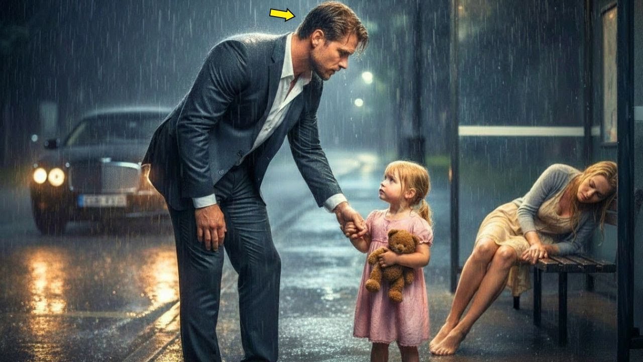 «Non piangere, mamma. Forse quell’uomo ci aiuterà…» disse la bambina indicando un ceo sconosciuto