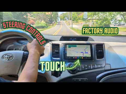 Modernize Your 2010-2014 Toyota Sienna with 9" Touchscreen CarPlay & Android Auto