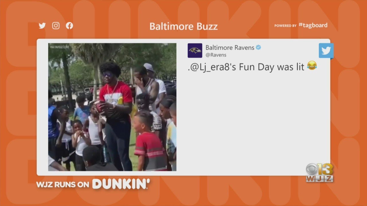 Baltimore Buzz: Lamar Jackson Shows Off Skills While Working With Kids
