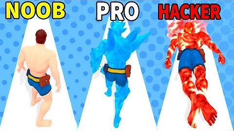 Noob vs Pro vs Hacker in DNA Evolution 3D Game All Levels