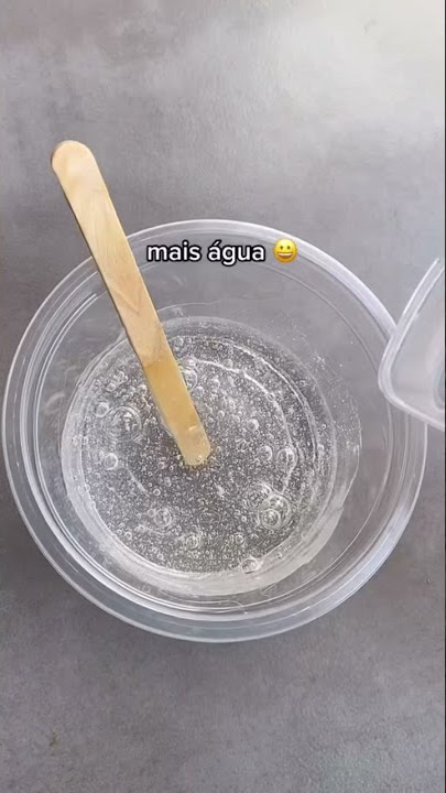 tentando fazer slime com cola de isopor by burn slime