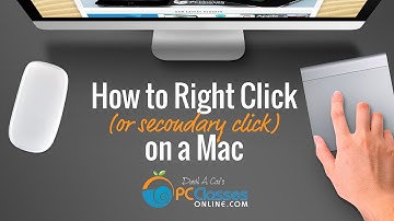 How to Right Click (or Secondary Click) on a Mac