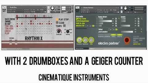 Tutorial | 2 Drumboxes and 1 Geiger Counter