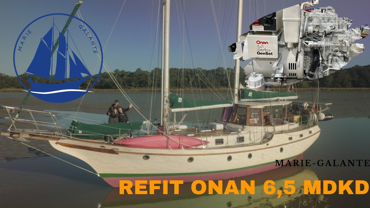 148 /// Marie-Galante /// Refit du générateur ONAN 6,5Kw MDKD