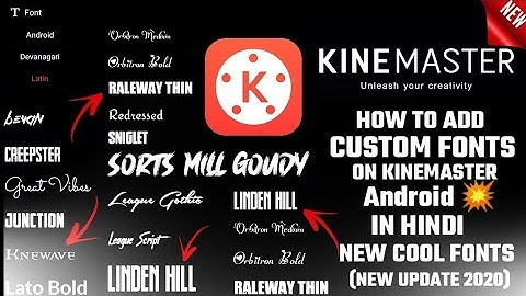 How to Add Fonts In Kinemaster | Kinemaster Me Custom Fonts Add Kaise Kare | Add Fonts Easily 2022🔥