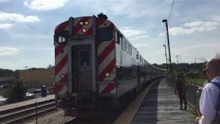 Metra Rock Island from New Lenox to Chicago and Chicago Cubs vs Cincinnati Reds game 08/23/18