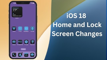 iOS 18 Home and Lock Screen Changes