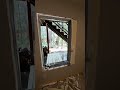 window is cut in 