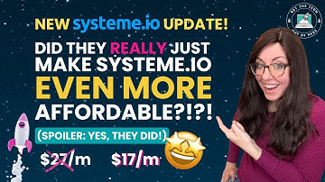 Did Systeme.io REALLY Just Drop Their Price?!? (Spoiler: YES!)