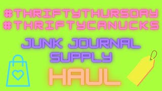 Thrifty Craft Supply Haul