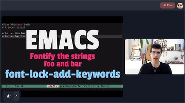 Learn how to fontify the strings foo and bar in a sh-mode buffer using font-lock-add-keywords