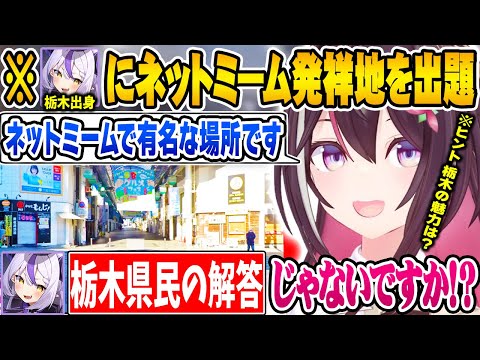 【ジオゲッサー】栃木県民のラプ様に例のネットミーム発祥地を出題するAZKiw【ホロライブ 切り抜き Vtuber AZKi ラプラス・ダークネス】