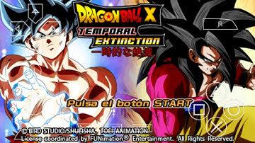 Dragon Ball X Temporal Extinction Collection V2 ISO DBZ TTT MOD PPSSPP