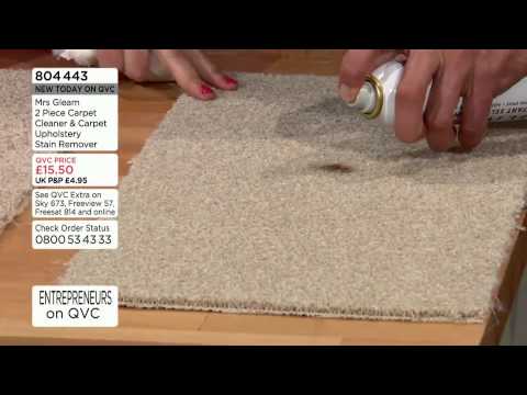 QVC   Mrs Gleam Carpet & Upholstery Duo