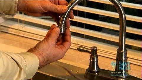 Installing a Faucet Aerator