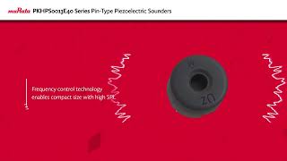 PKHPS0013E40 Series Piezoelectric Sounders