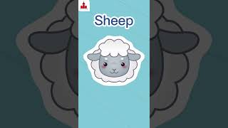 Animal Head sticker Learning English