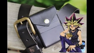 yugioh deck box belt clip Yu'Gi & Replica, 60 Size, Hard Shell, Faux Leather, Belt Loop, Compatible with Yu-Gi-Oh!, Magic: The Gathering, Poke TCG and others (Yu'Gi Black military grade shockproof Yugi's Deck Box Replica! Includes