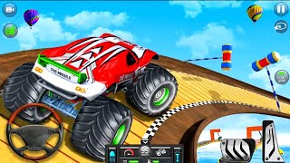 Impossible Monster Truck Mega Ramp Impossible Extreme Stunts Games Android Gameplay 2023 screenshot 3