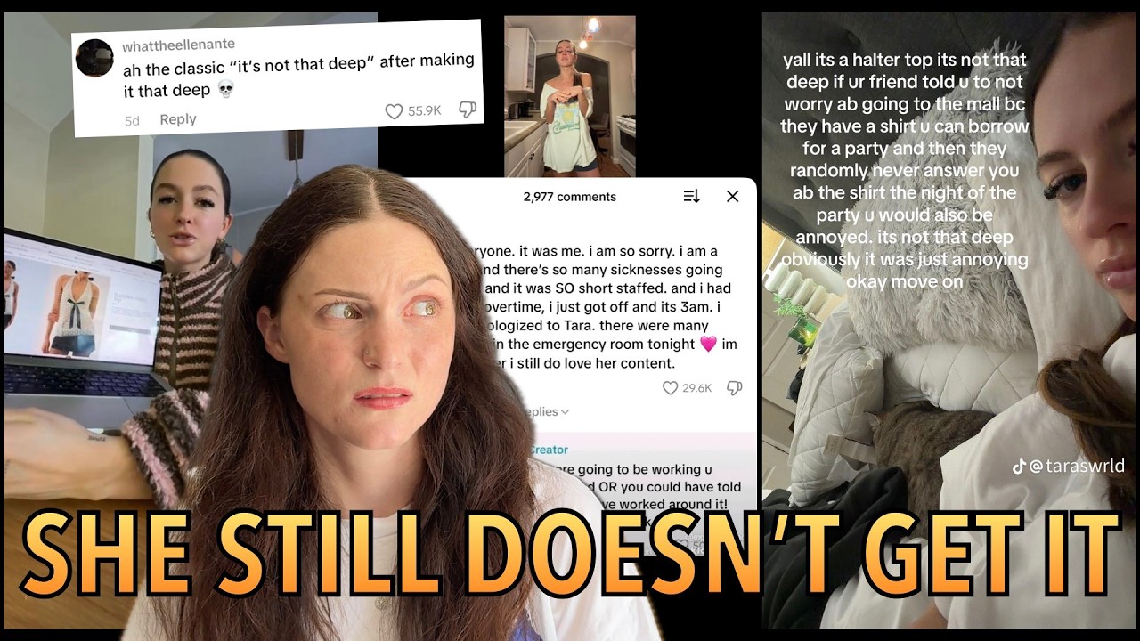 Taraswrld Crashed Out Over A Halter Top???