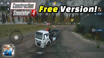 Construction Simulator 4 Lite - First Look GamePlay (Android & iOS)
