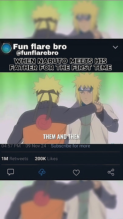 Momen pertama kali Naruto ketemu Minato 😭💔 | #naruto #anime #trending #capcut #edit