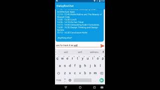 Details Android Chatbot using Dialogflow Update